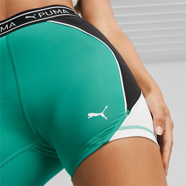 puma Blue FIT TRAIN STRONG Women's 5" Shorts, Sparkling Green, extralarge